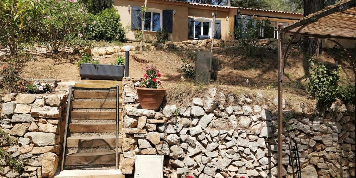 Villa Cigalons En Pleine Pinede Avec Piscine Chauffee De Mai A Septembre Auriol Exteriör bild